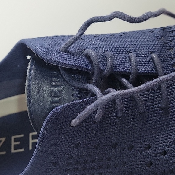 Cole Haan ZeroGrand Stitchlite  Knit blue comfort dress shoes size 8.5 C32149